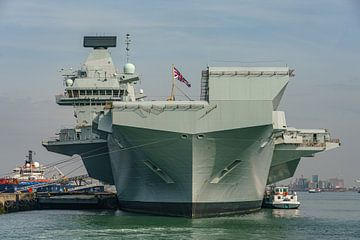 Royal Navy HMS Prince of Wales vliegdekschip.