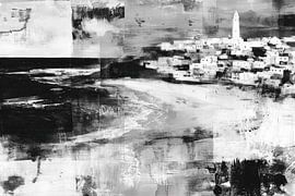 Kustplaats met vuurtoren van Chromatic Storm Studio