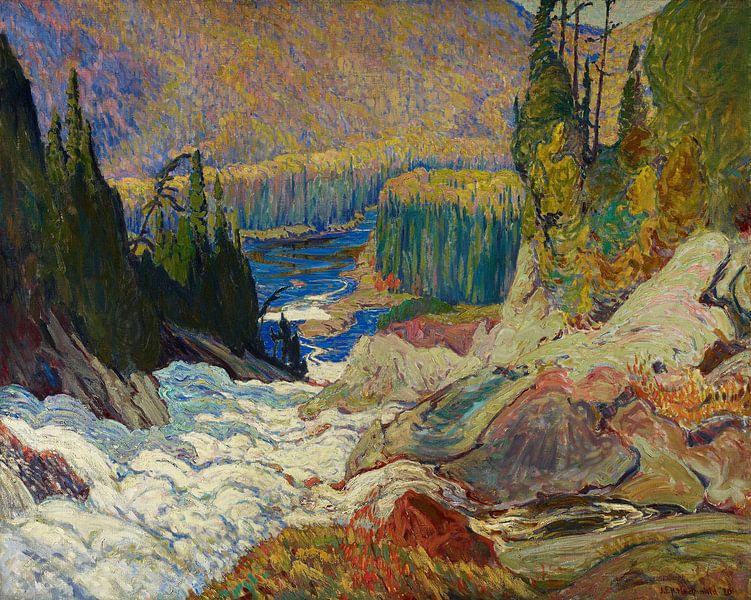 James Edward Hervey MacDonald, Waterfalls, Montreal river, 1920 by Atelier Liesjes