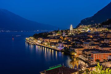 Limone sul Garda during the blue hour