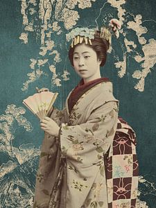 Young Woman with Fan