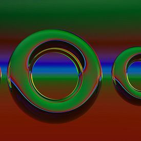 Grüne Energie-Ringe von Paul Chambers