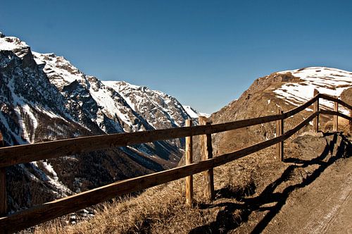 Uitzicht op de La Meije 