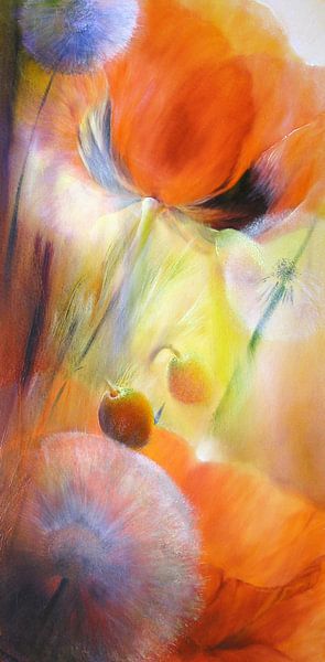 Poppies and dandelions__ by Annette Schmucker