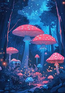 Forêt de Champignons Magique – Rêves Lumineux