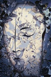 Blumen vor Herrn Japandi von Helga Blanke