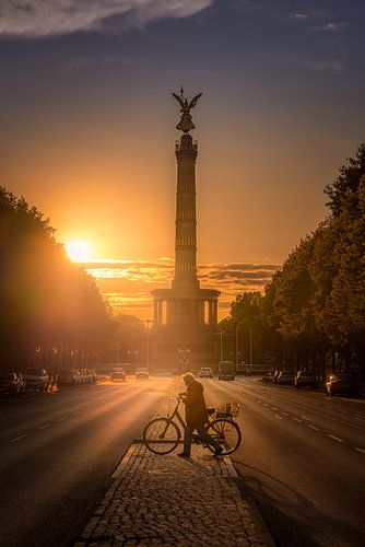 de straat oversteken