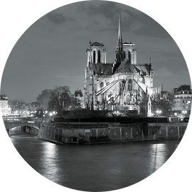 Notre Dame bij nacht, Parijs van Markus Lange