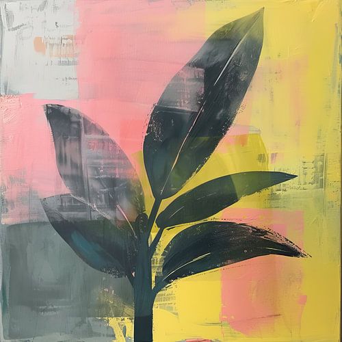 Natuur Modern | Schilderij Bladeren