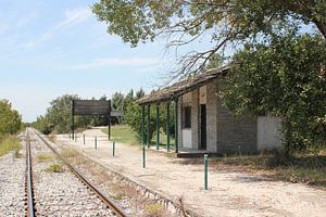 Einsamer Bahnhof wie im Western - Aggitis Schlucht / Canyon - Griechenland