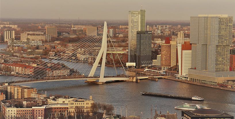 Le pont Erasmus à Rotterdam par Dick Schouten