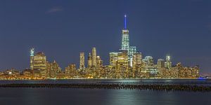 New York Skyline - View from Hoboken (4) van Tux Photography
