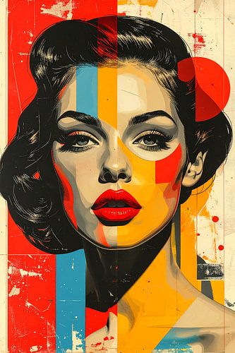 Retro-Pop Female Face