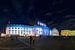 Berlin Bebelplatz Panorama - Nachts in besonderem Licht von Frank Herrmann