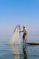 Burmese Fisherman at the Inle Lake II