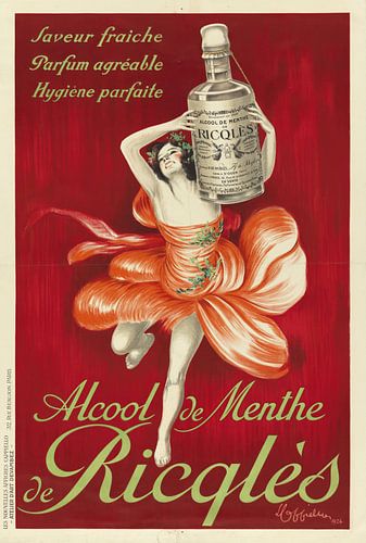 Menthol-Alkohol von Ricqlès (1924), Leonetto Cappiello