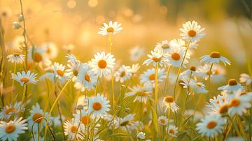 Champ de marguerites 10 sur ByNoukk