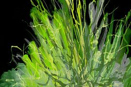 Levendig groen abstract van Lori Ann Folz
