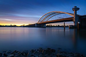 Rotterdam : pont Van Brienenoord et IJsselmonde sur Mark De Rooij