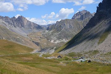 De Col du Galibier (2642 m) is een bergpas in de Franse Alpen van Rini Kools