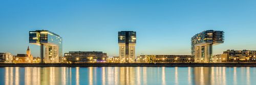 Crane Houses in Cologne panorama