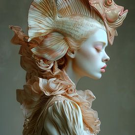 Fischmütze Eleganz - Stille Flut von Marianne Ottemann - OTTI