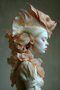 Fishy Hat Elegance - Silent Tide by Marianne Ottemann - OTTI