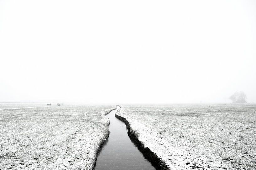 Winter rural landscape during a cold winter morning by Sjoerd van der Wal Photography