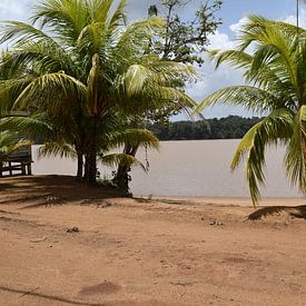 Privé strand Suriname von Chantal de Rooij