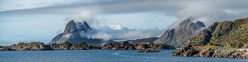 Norway Lofoten panorama by Annemarie Mastenbroek