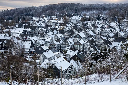 The half-timbered houses of Freudenberg in Siegerland
