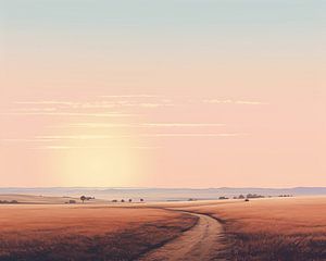 Landschap | Landschap van Blikvanger Schilderijen