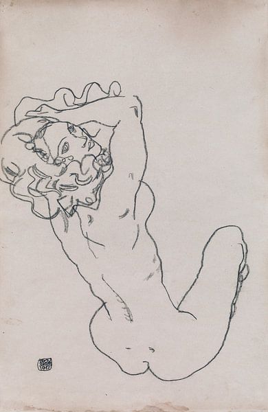 Egon Schiele, Weiblicher Akt, 1917 von Atelier Liesjes