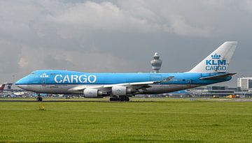 KLM Boeing 747-400 ERF cargo aircraft. by Jaap van den Berg