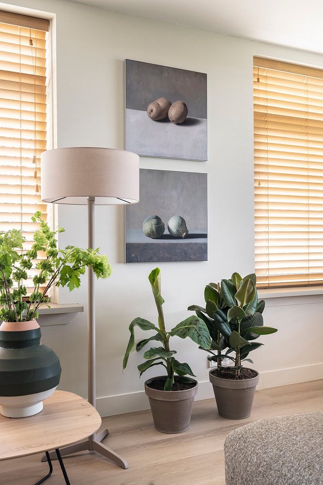 Tableau végétal | Duo de choux serein  par Caprices d&#039;Art 