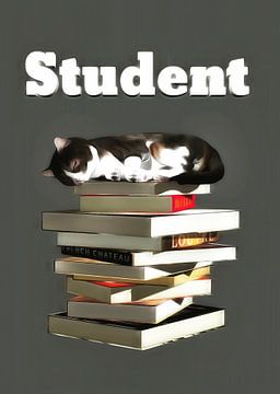 Katten: Kat student van Jan Keteleer