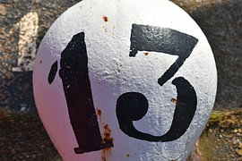 Die Unglückszahl 13 von Rien de Ridder