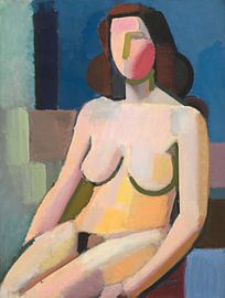 Seated Female Nude, Vilhelm Lundstrøm