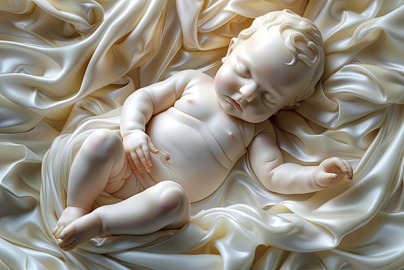 Baby im Mutterleib digitales Bild von Egon Zitter