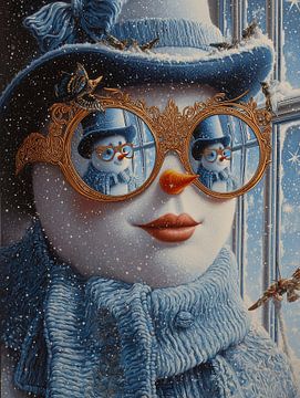 Verres Bonhomme de neige