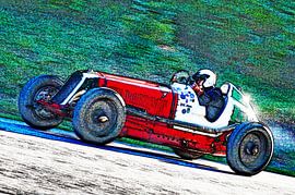 Maserati 8 CM ART FOTO à la montagne - Eggberg Klassik 2019 - - sur Ingo Laue