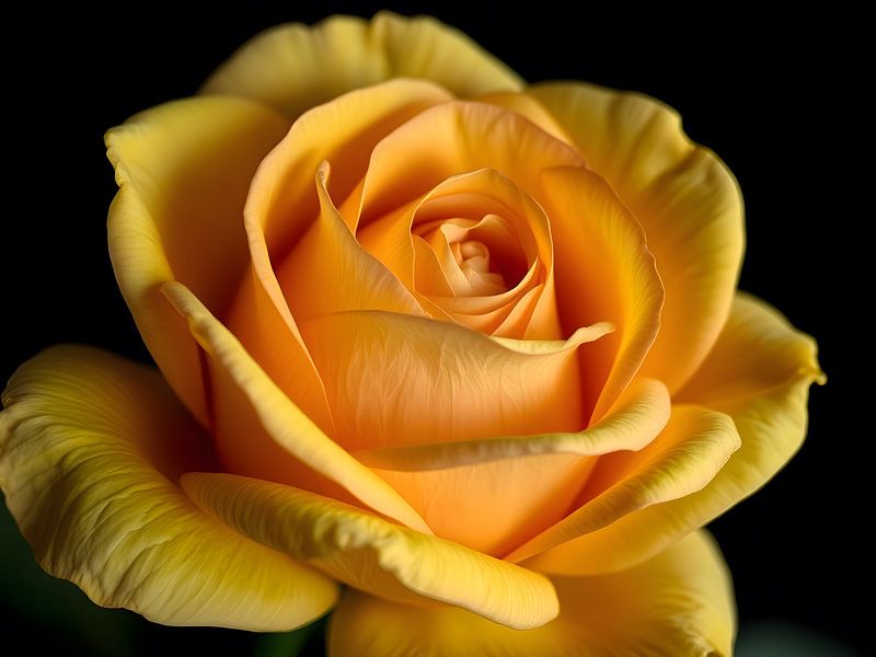 Gouden sereniteit roos van ButterflyPix