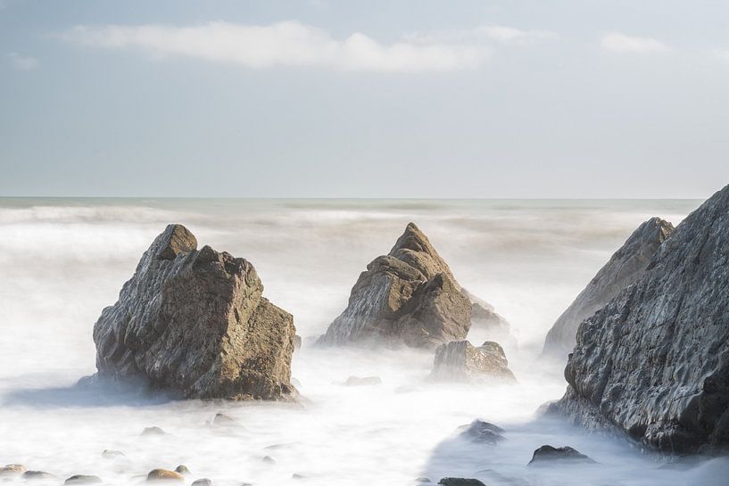 The coast in earthy pastel shades by As Janson