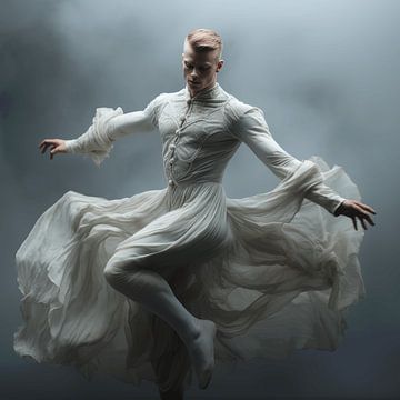 Graceful ballet dancer by Ton Kuijpers
