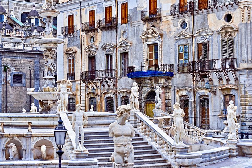 Piazza Pretoria in Palermo van Silva Wischeropp