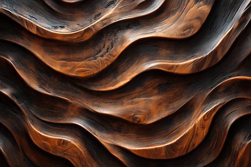 Waves of Earth Organic Wood Layers