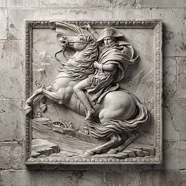 Napoleon Crossing the Alps van Frank Lavooij