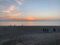 Sonnenuntergang im Meer.