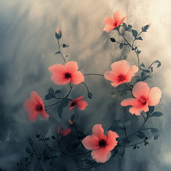 Peinture de coquelicots par Dakota Wall Art