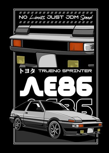 Toyota Sprinter Trueno AE86 JDM Car